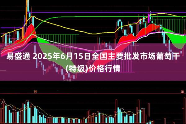 易盛通 2025年6月15日全国主要批发市场葡萄干(特级)价格行情