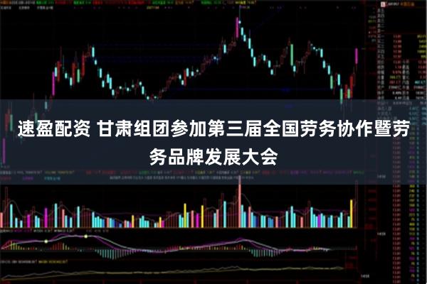 速盈配资 甘肃组团参加第三届全国劳务协作暨劳务品牌发展大会