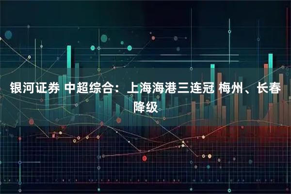 银河证券 中超综合:上海海港三连冠 梅州、长春降级